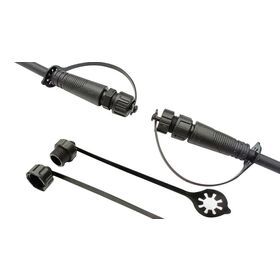 Outdoor wire's M12 2pin with molding 200mm cables waterproof connectors for solar panels