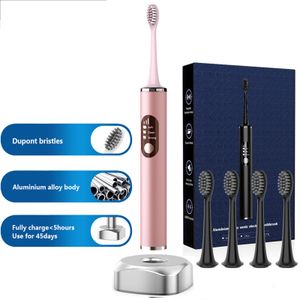 OEM High Frequency Sonic Electric Toothbrush For Sensitive Teeth 3 Modes Vibration Toothbrush With Travel Case