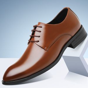 Men Wedding Shoes Microfiber Leather Formal Business Pointed Toe For Man Men's oxford shoes
