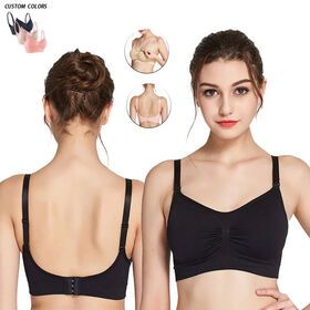 HEXIN Wholesale High Quality Adjustable Sleep maternity nursing bras Shapewear bra for pregnant women Breastfeeding Bras