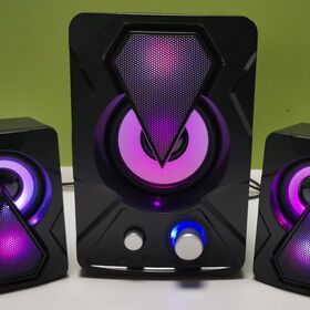 outdoor indoor computer office tablet RGB led 2.1 backlit portable home USB gaming speaker for laptop