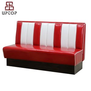 U shape design booth modern restaurant booths furniture fast food sofa leather seating
