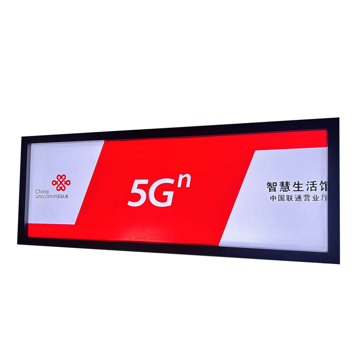Outdoor 3M Fabric Led Advertising Light Boxes Rectangular Aluminum Profile Advertising Light Boxes