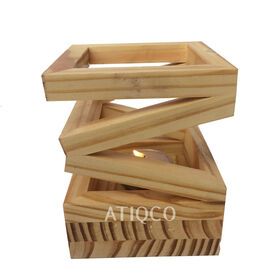 Party Decoration Chir Wood Tea Light Votive Latest & Unique Style Wood Candle Holder Attractive Wood Candle Stand Best Selling