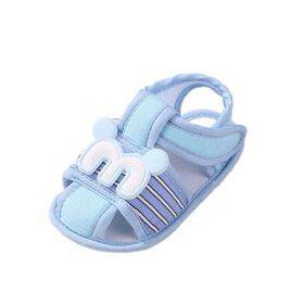 Cute Baby Sandals Cartoon Animal Print Plaid Cotton Breathable Baby Toddler Sandal Shoes
