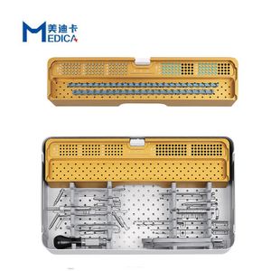 orthopedic Titanium Medical Surgical Veterinary 3.2 locking Plates Instrument Kit