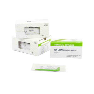 Animal Hospital 1/2 Taper Cutting 75cm PGA 910 PGLA Suture Polyglactin Nylon Surgical Suture