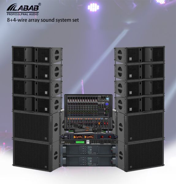 Active Full Set Powered Professional Line Array Speaker Audio Sound System