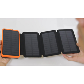 Solar Panels Power Bank 10000mah 20000mah Outdoor Wholesale Portable Charger Mini Powerbank with Solar Panels for Mobile Phone