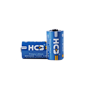 1200mAh cylindrical non-rechargeable high voltage 3.6v lithium battery er14250 Li Socl2  Battery  for toys