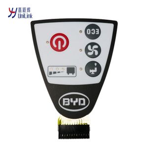 UNILINK High Efficiency Waterproof Sticker Membrane Switch Keypad Backlight keypad oven membrane use for home appliance