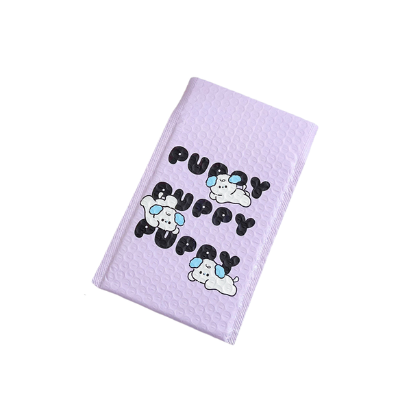 Wholesale Logistics Parcel Courier Bag Eco Friendly Shipping Padded Envelope Custom Print Purple Poly Bubble Mailers