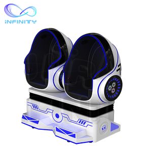9D VR Movie Games Simulator Egg Chair Virtual Reality Double Seats Interactive Games VR Cinema Cinema Equipment VR Theme Park