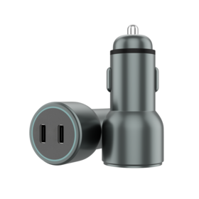 Car Socket Dual Type C Ports 12V 90W PD Type C 60W USB Car Charger For Supplier OEM Wholesales
