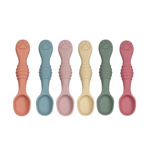 Baby training spoon baby feeding silicon spoon silicone silicone baby spoon