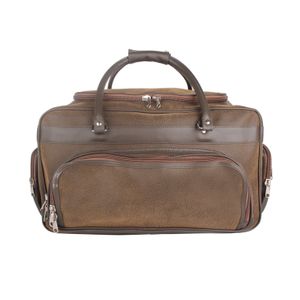 Custom Logo  Duffle Bag Faux PU Leather Travel Weekend Bag Soft Outdoor PU Leather Duffic Bag