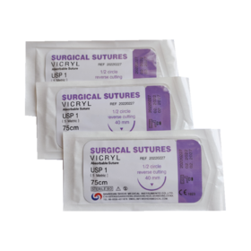 Good Prices Medical Absorbable Suture Sterile Vicryl Practice Surgical Sutures