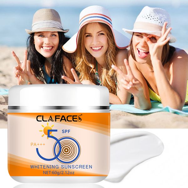 60g moisturizing high protective sunscreen whitening face SPF 50 PA+++