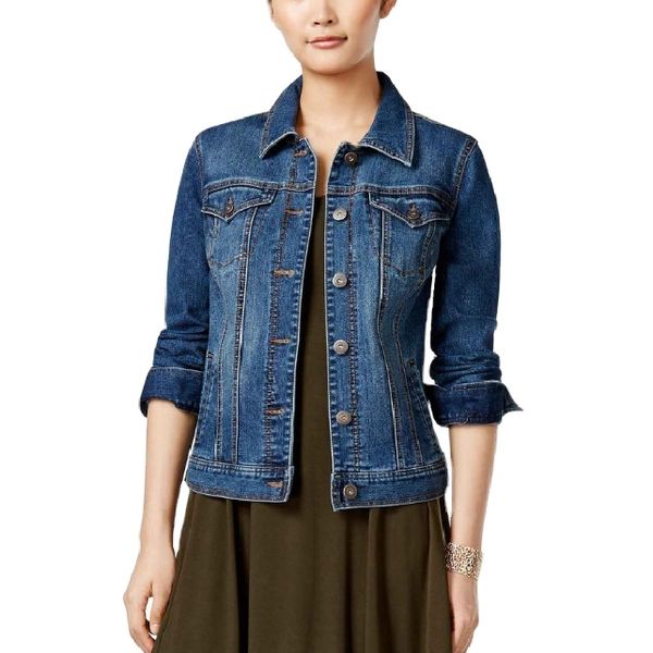 Bangladeshi Supplier Wholesale Custom Logo Fashion Trend Denim Vintage Jacket Women's Denim Coats Ladies Top Jean Jackets