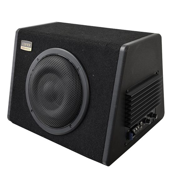 EDIFIER  8 inch 150W wooden cabinet car subwoofer 12V aluminum panel big magnet