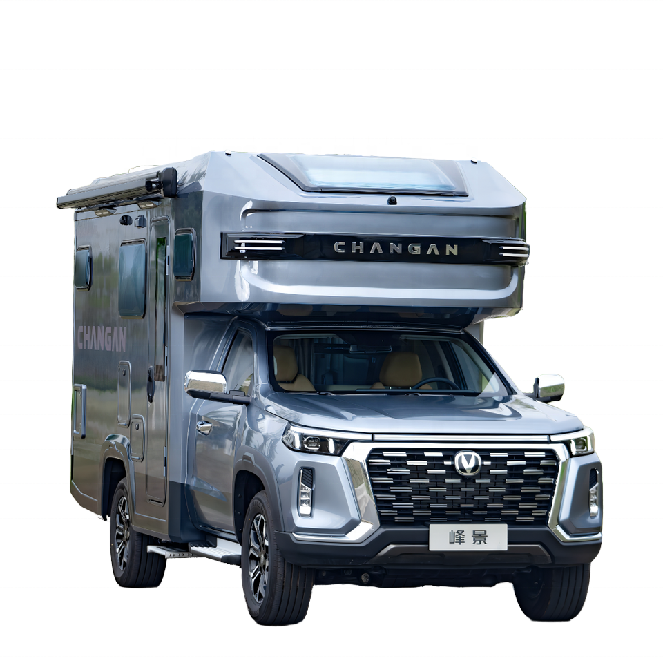 Hangzhou Taihuihongyang Auto Co., Ltd. QXN Fengjing RV 6-Seat 4WD Motorhome Truck Camper for Camping