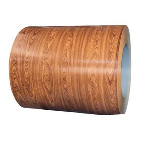 SGCC JIS G 3302 High quality Wood grain/brick pattern PPGI/PPGL Steel Coil PVDF paint coils Home appliance Construction material
