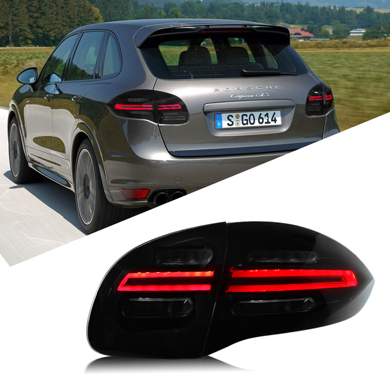 Guangzhou Xinda High-Tech Co., Ltd. Applicable to 11-14 Porsche Cayenne taillight assembly Cayenne modified LED driving water turn signal taillight