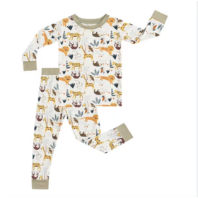 Wholesale Baby Pajamas Sets Bamboo Fiber Comfortable Soft Baby Boys Home Clothes