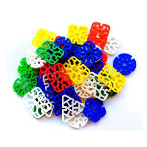 Plastic Manipulative Play Toys, Tang-Han Blocks, STEM Educational Geometric Snowflakes Blocks, Hexagon Building Blocks