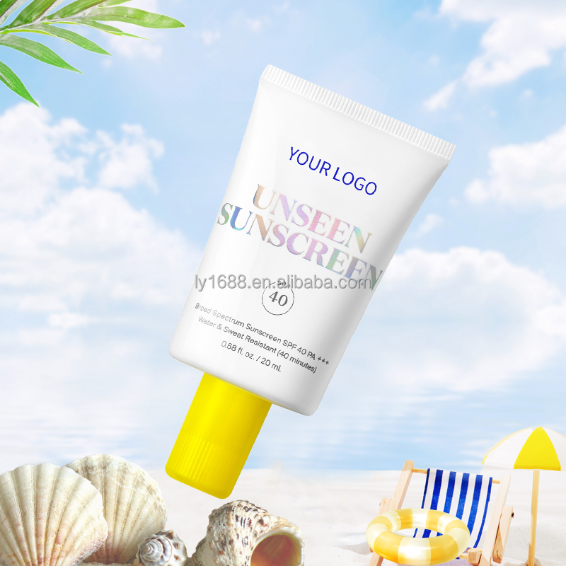 Unseen Sunscreen Invisible Broad Spectrum SPF 40 PA +++ Weightless Scentless Oil Free Water & Sweat Resistant Gel Texture