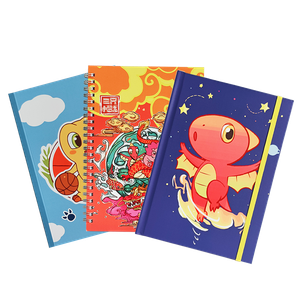 Notebook Supplier Hardcover Custom Logo Notebook Promotion Multi Color PU Notebook For Children