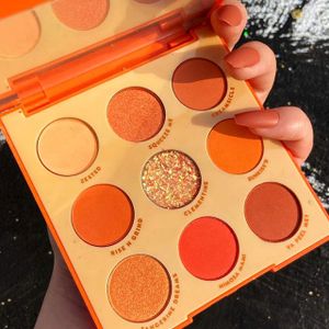 High Pigment Custom Eyeshadow Palette Matte Waterproof Glitter Eyeshadow Palette For Women