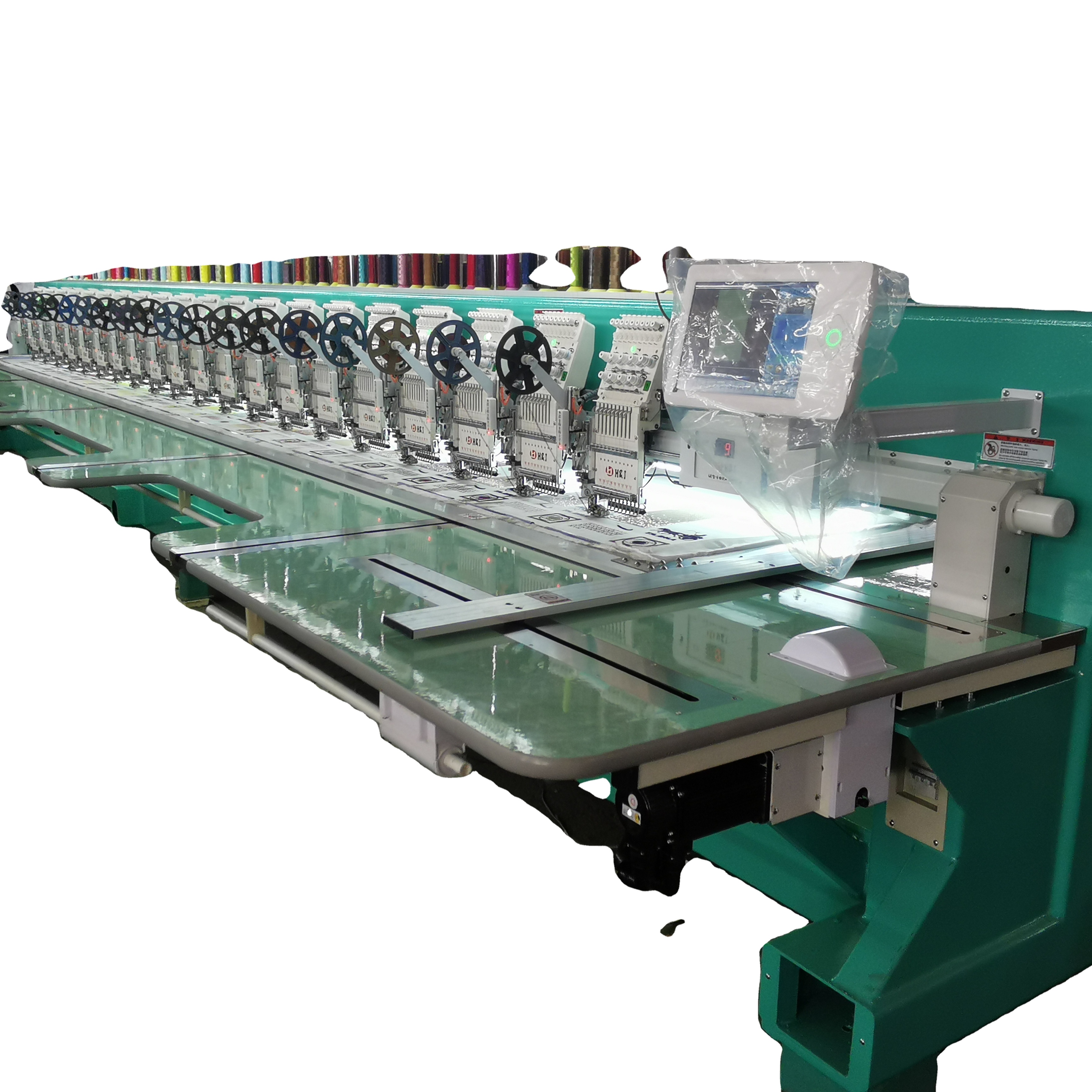 Zhuji Hengjiu Machinery Co., Ltd. Industrial multi head ordinary flat embroidery machine 24 head embroidery machine
