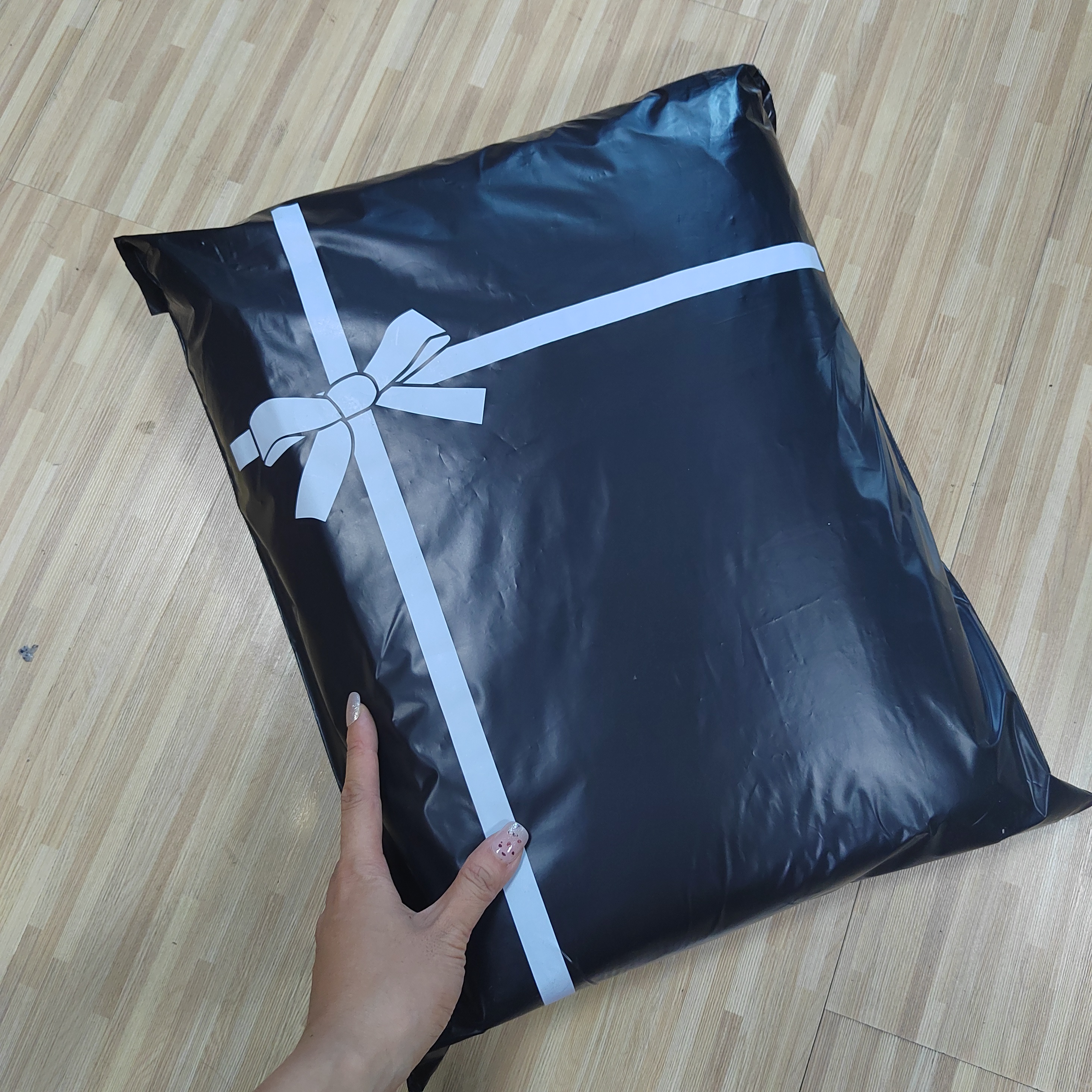 custom poly mailer express 100pcs purple courier mailer bags packaging poly for clothing shoe boxes