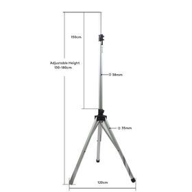 Factory Custom Heavy Duty Tripod Base Metal Adjustable Floor Speaker Stand