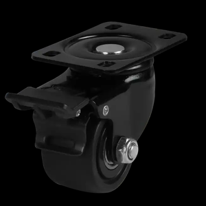New Low Center of Gravity Universal Wheel 1.5 "-3" with Brakes Industrial Wheel Roller Silent Nylon Wheel Caster