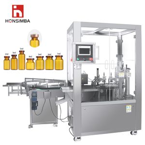 Automatic Vials Glass Bottles Liquid Powder Double-Head Filler Capper Machine,Filling Capping Machine production line