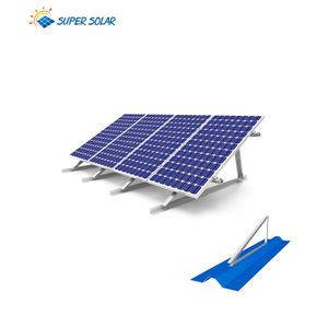 Solar roof mounting bracket Solar triangle aluminum bracket support on metal roof or concrete roof solar roof mounting for korea