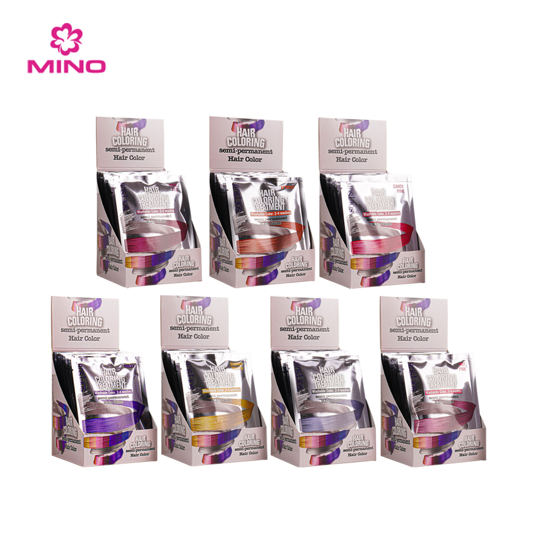 2024 Newest SOFTSUB OEM Hair Dye Liquid Semi-Permanent Hair Coloring Shampoo Treatment Conditioner Cream New Softsub Hair Dye