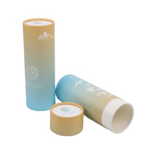 custom luxury logo wholesale cosmetic eyeliner cylindrical round paper cardboard tube packaging box