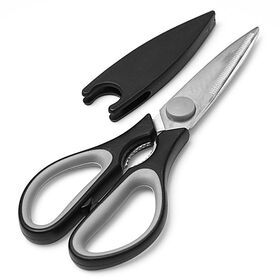 Kitchen gadgets stainless steel kitchen shears scissors with safety cover