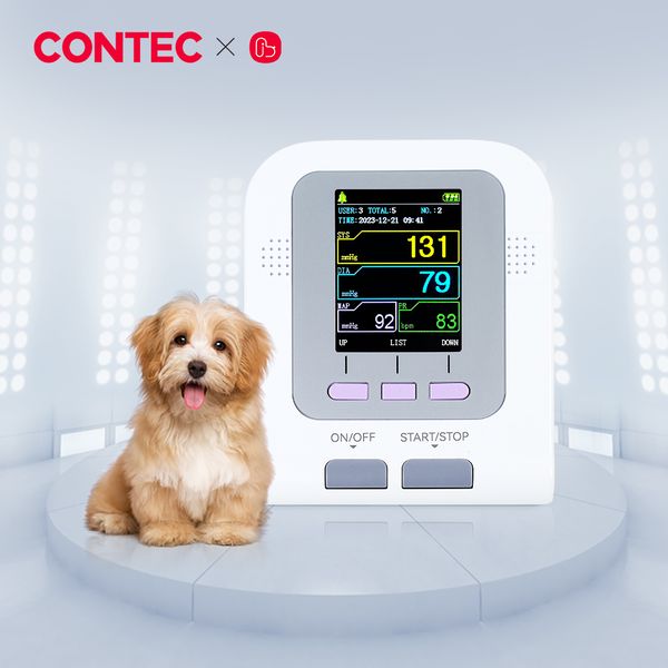 CONTEC08A VET Electronic sphygmomanometer veterinary NIBP blood pressure monitor for Pets