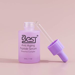 Cosmetic Packaging Glass Cosmetic Oil Dropper Bottle Purple Glass Cosmetic Bottles 30ML