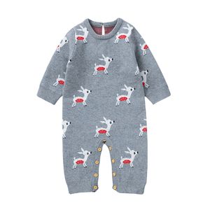 Hot Selling Mimixiong Deer Patterned Baby Rompers Super Soft Baby Clothes