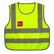 Reflective Safety Vest with High Visibility Tape
