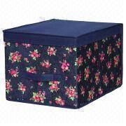 Storage Box, Made of PET Nonwoven Fabric, Available in Size of 30 x 30 x 16cm