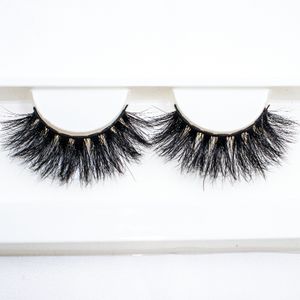 Wholesale mink lashes supplier professional private label wispy 5d real mink full strip eye lash with custom suitcase