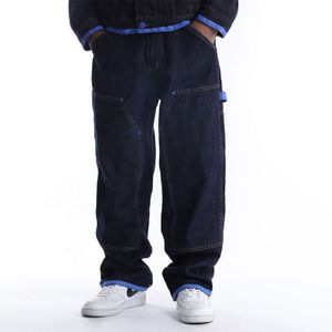 Custom logo blue denim jeans straight jeans men custom jeans manufacturers