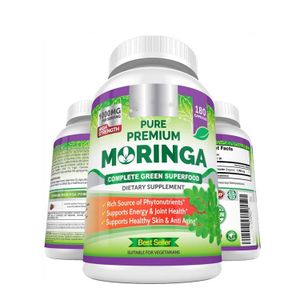 Wholesale Moringa Capsules 100% Pure Leaf Powder Energy Metabolism Immune Support Moringa Oleifera Capsules