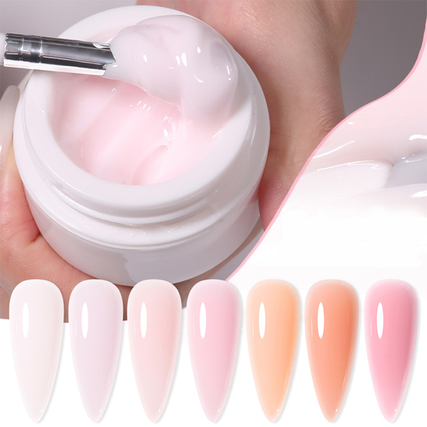 5g Crystal Nails Extension Gel 18 Colors Light Therapy Gel UV Quick Nail Gel Polish Extension  Supplier